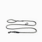 HAY Dog Leash Braided Black White