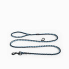 HAY Dog Leash Braided Blue Black