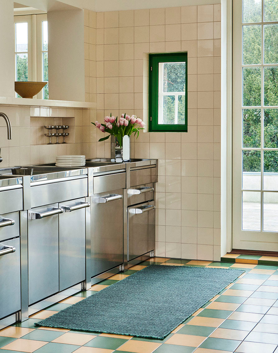 HAY Moire Runner Emerald Green