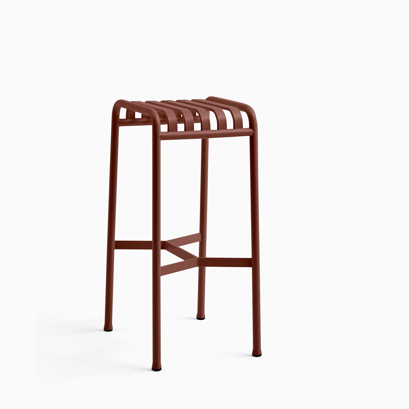 HAY Palissade Bar Stool Iron Red