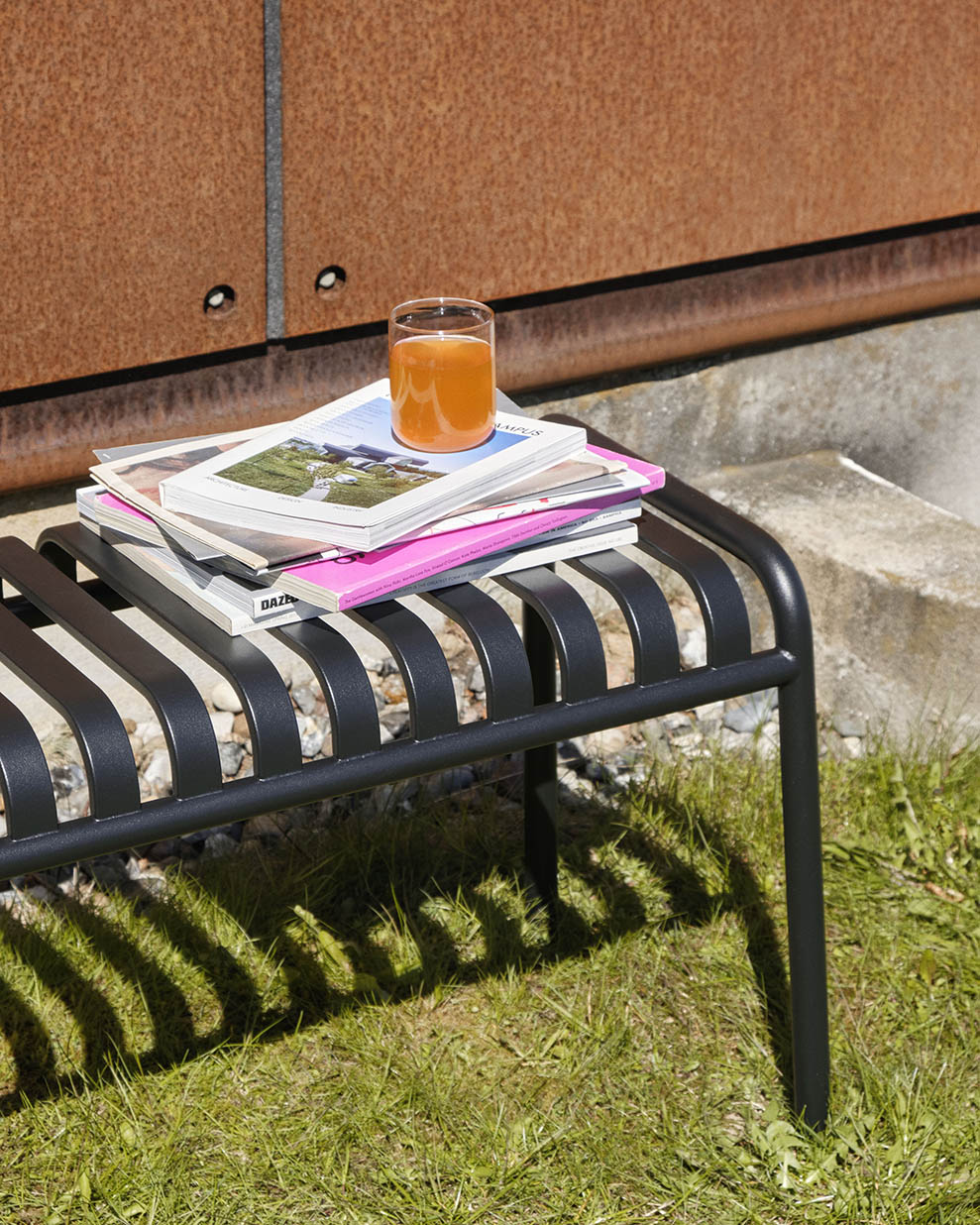 HAY Palissade Bench Anthracite