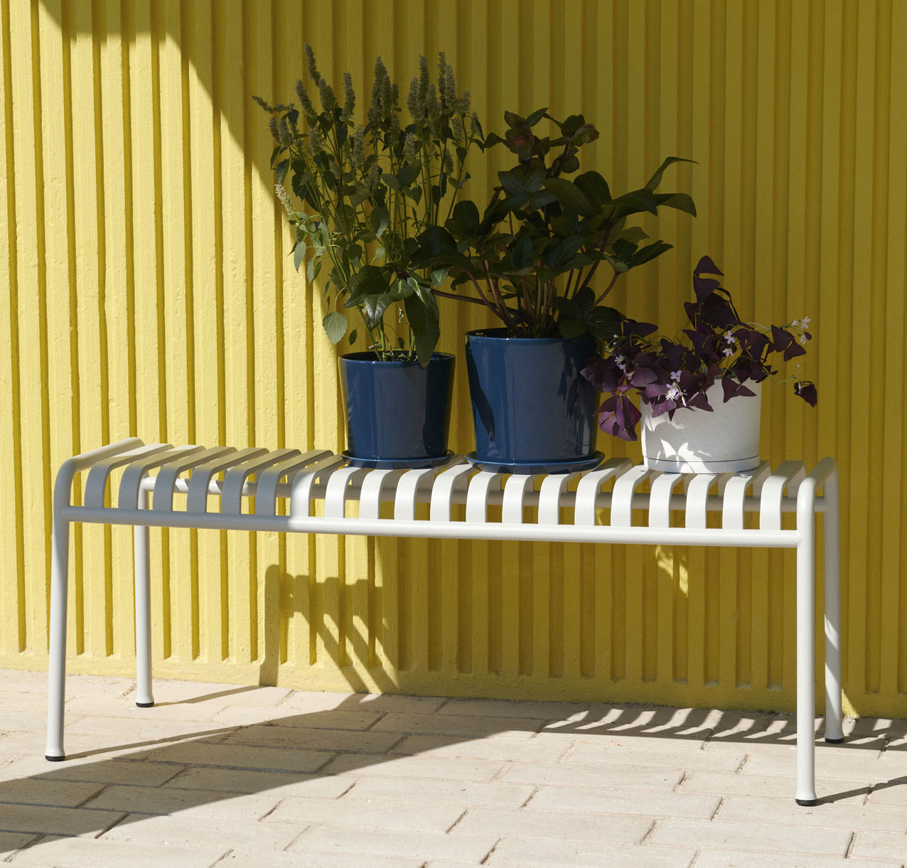 HAY Palissade Bench Sky Grey