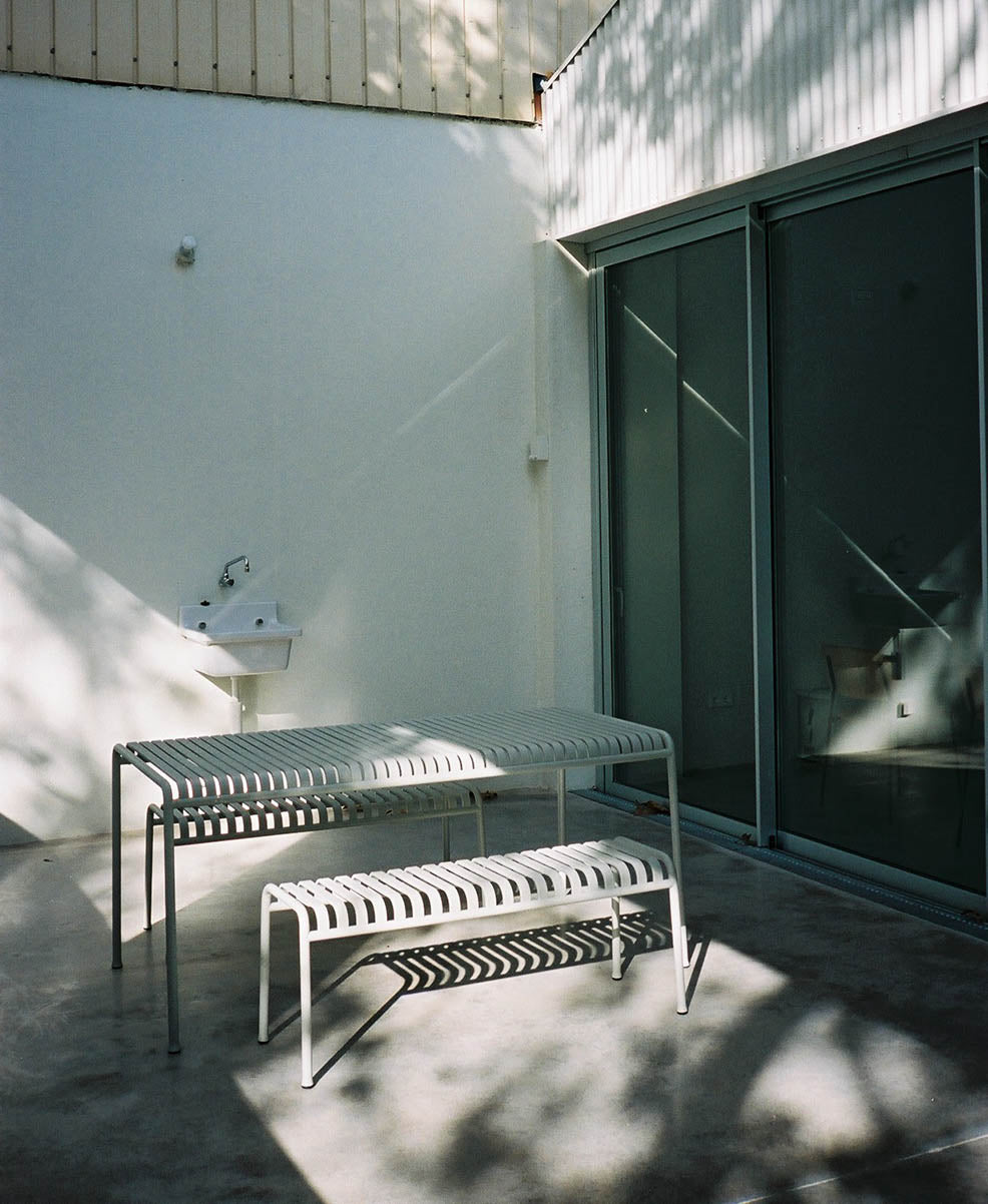 HAY Palissade Bench Sky Grey