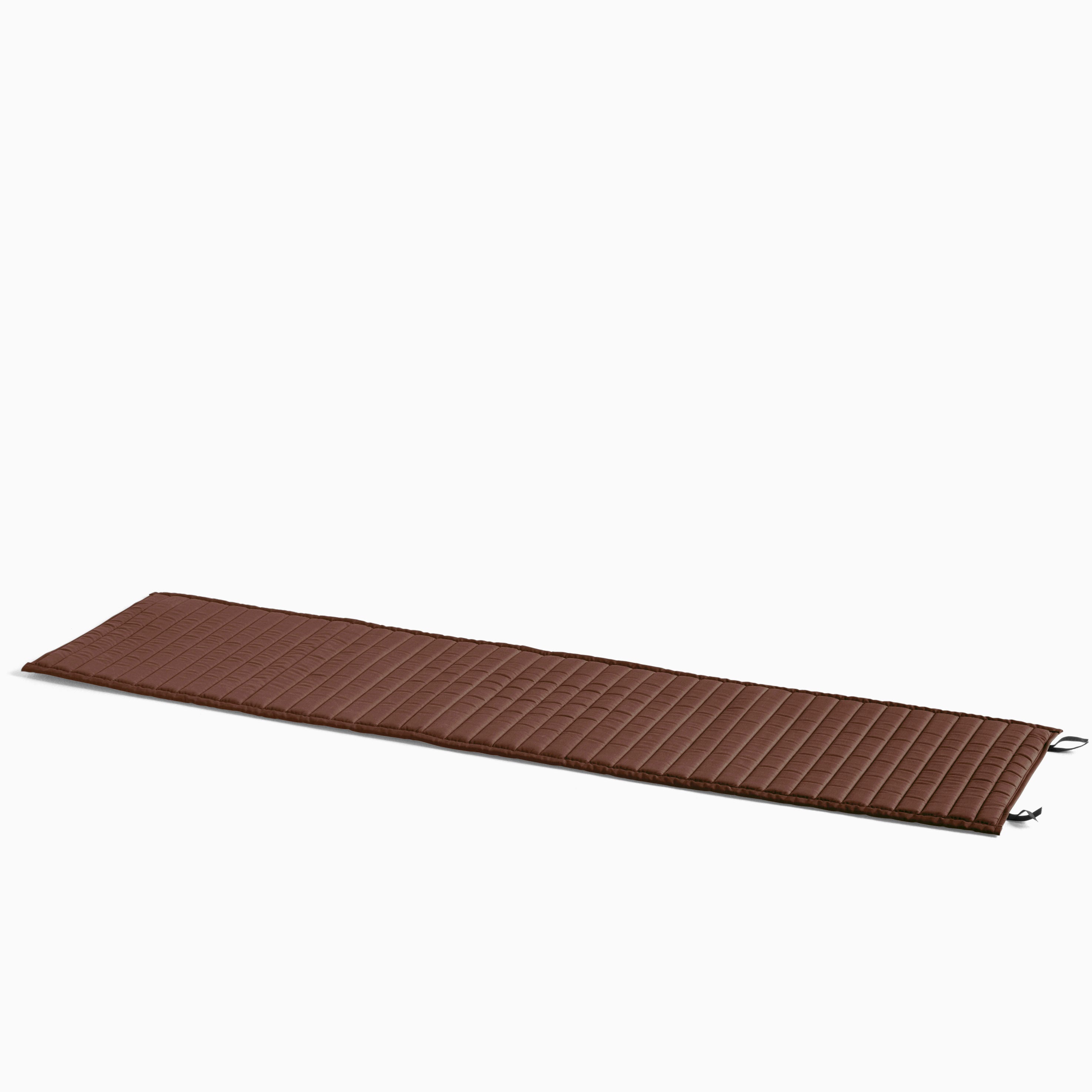 HAY Palissade Chaise Longue Quilted Cushion Iron Red