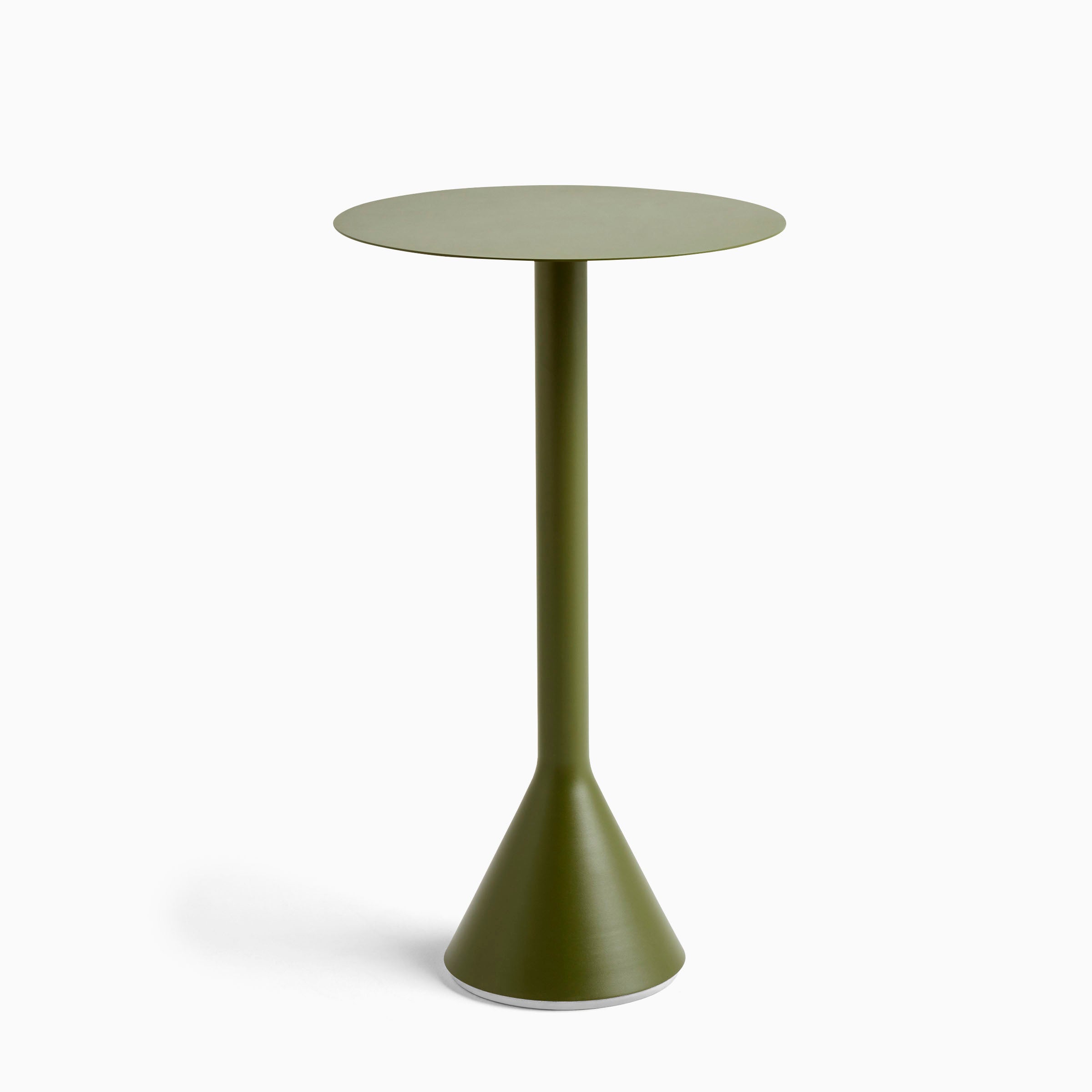 HAY Palissade Cone Table High Olive
