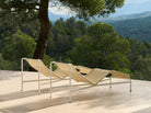 HAY Palissade Cord Chaise Longue Cream White