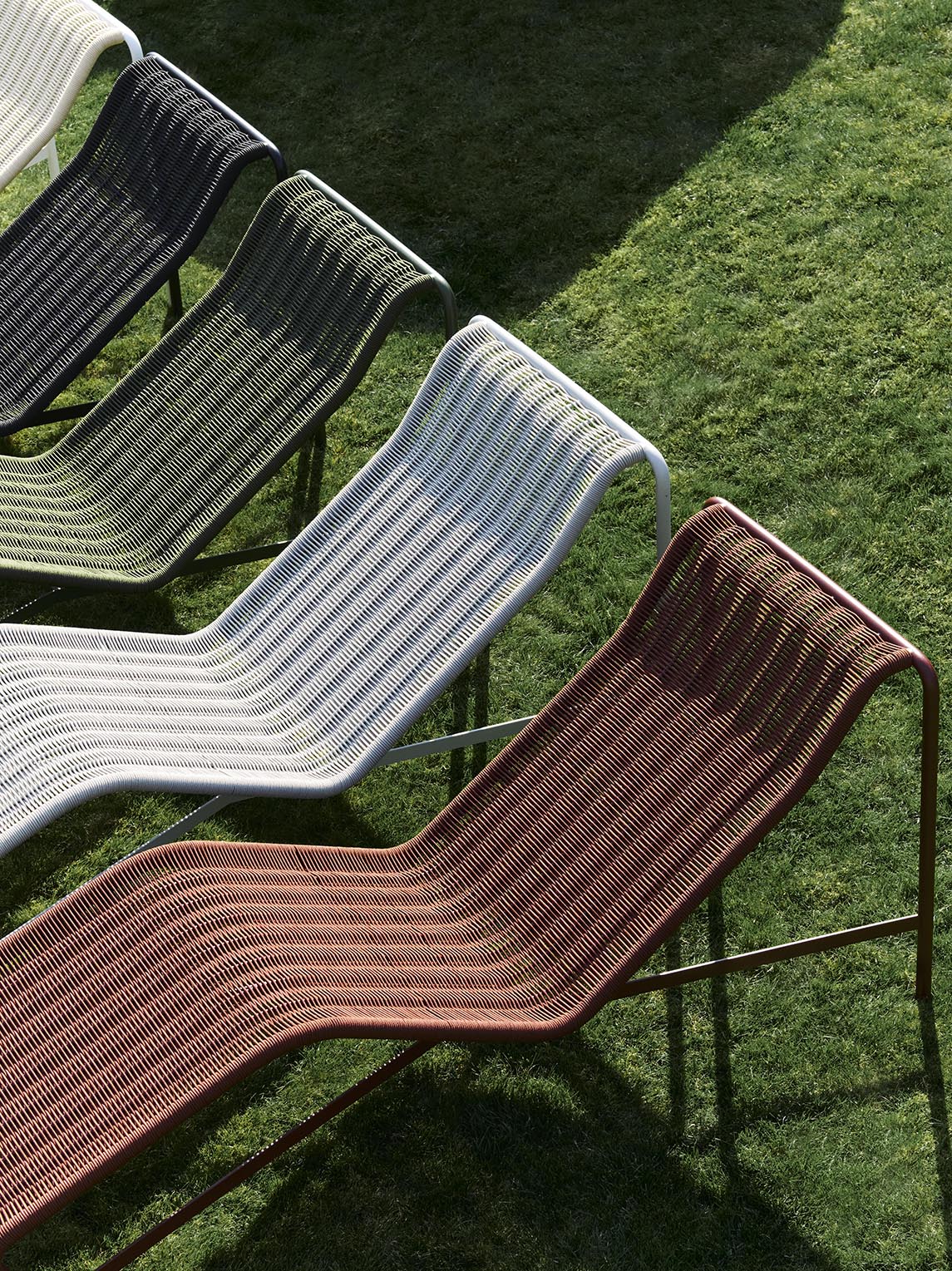 HAY Palissade Cord Chaise Longue