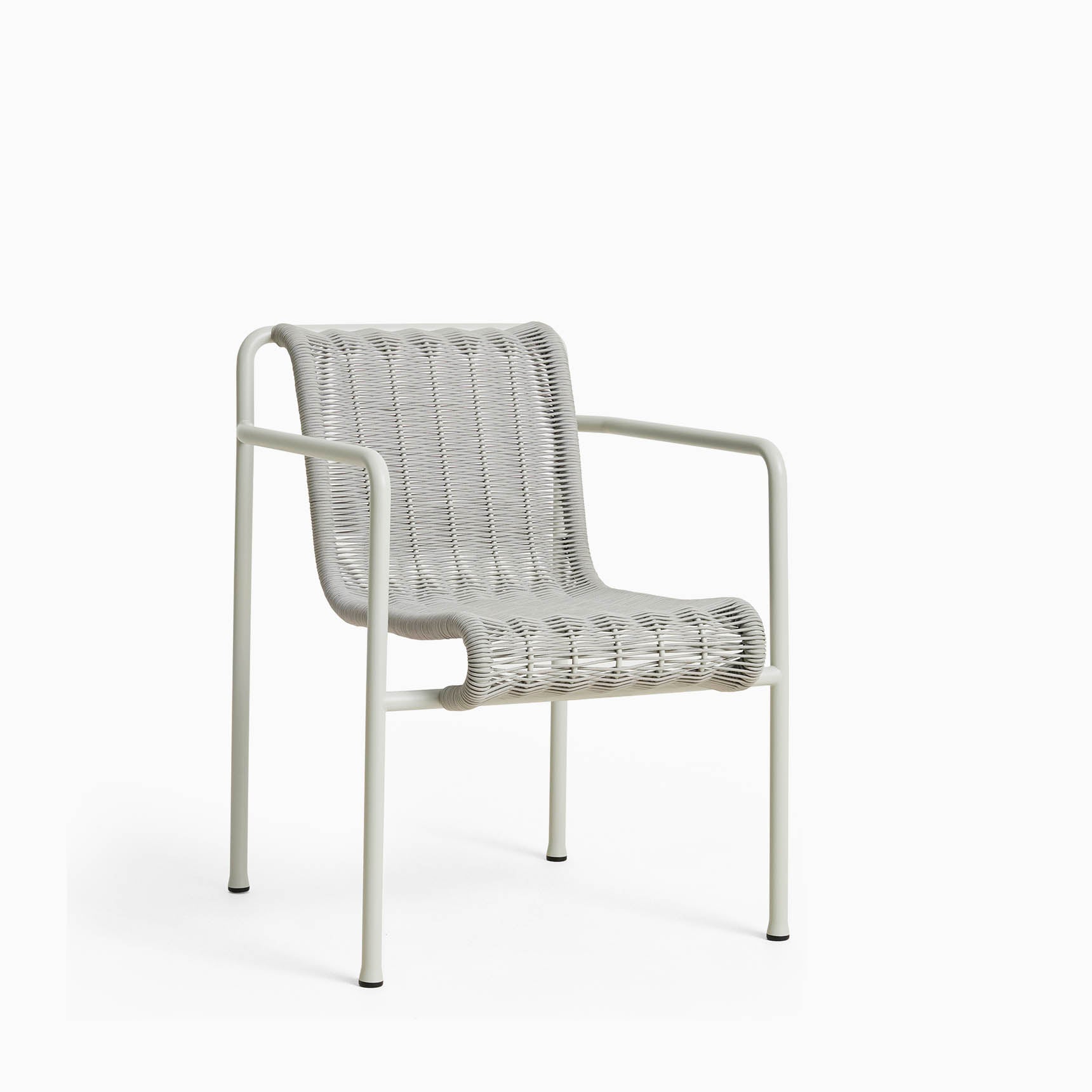 HAY Palissade Cord Dining Armchair Sky Grey