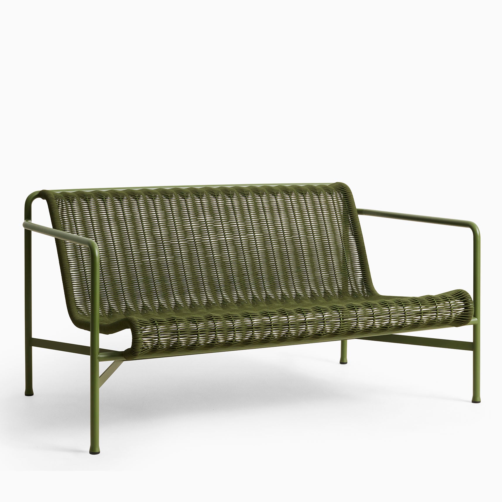 HAY Palissade Cord Lounge Sofa Olive