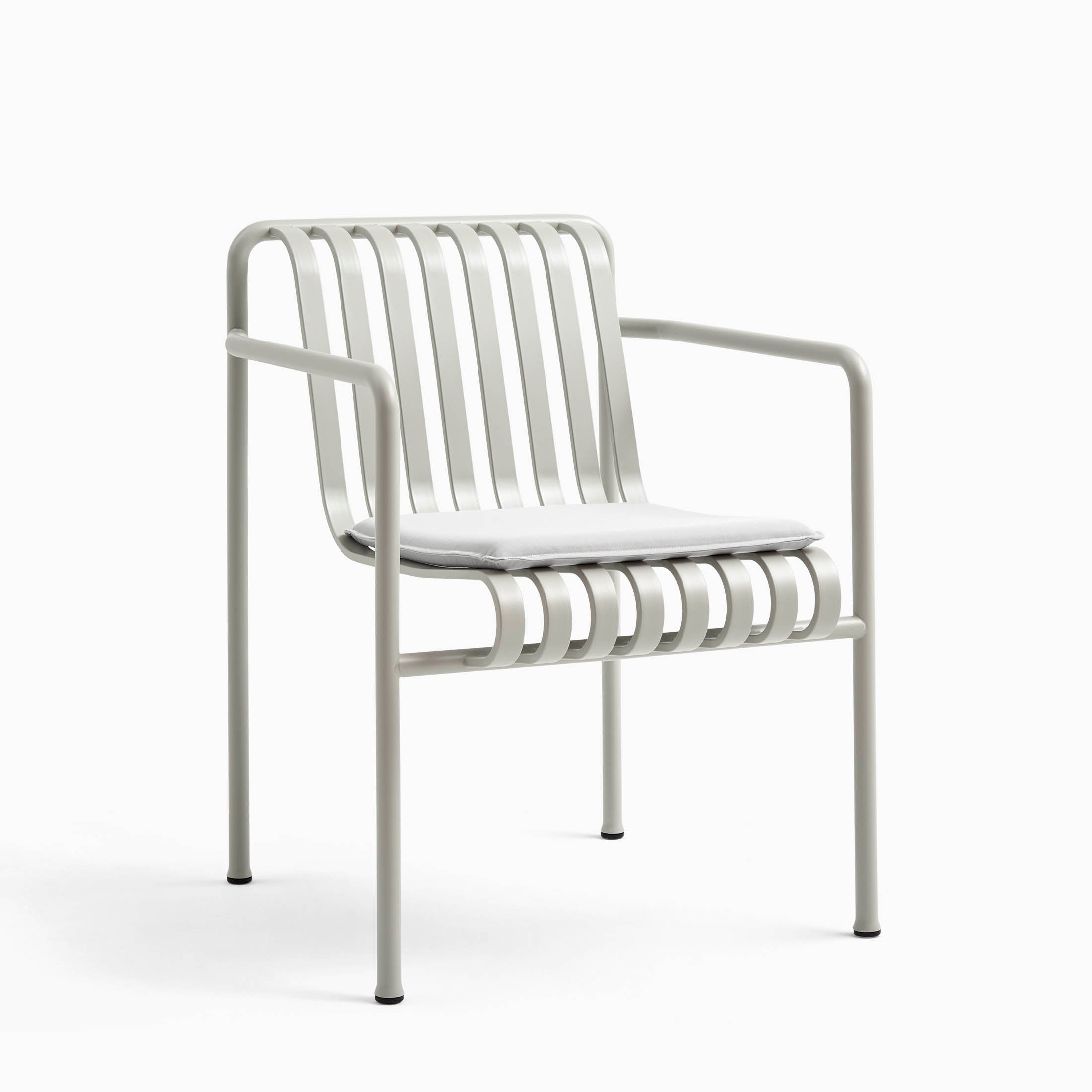 HAY Palissade Seat Cushion for Dining Armchair Sky Grey