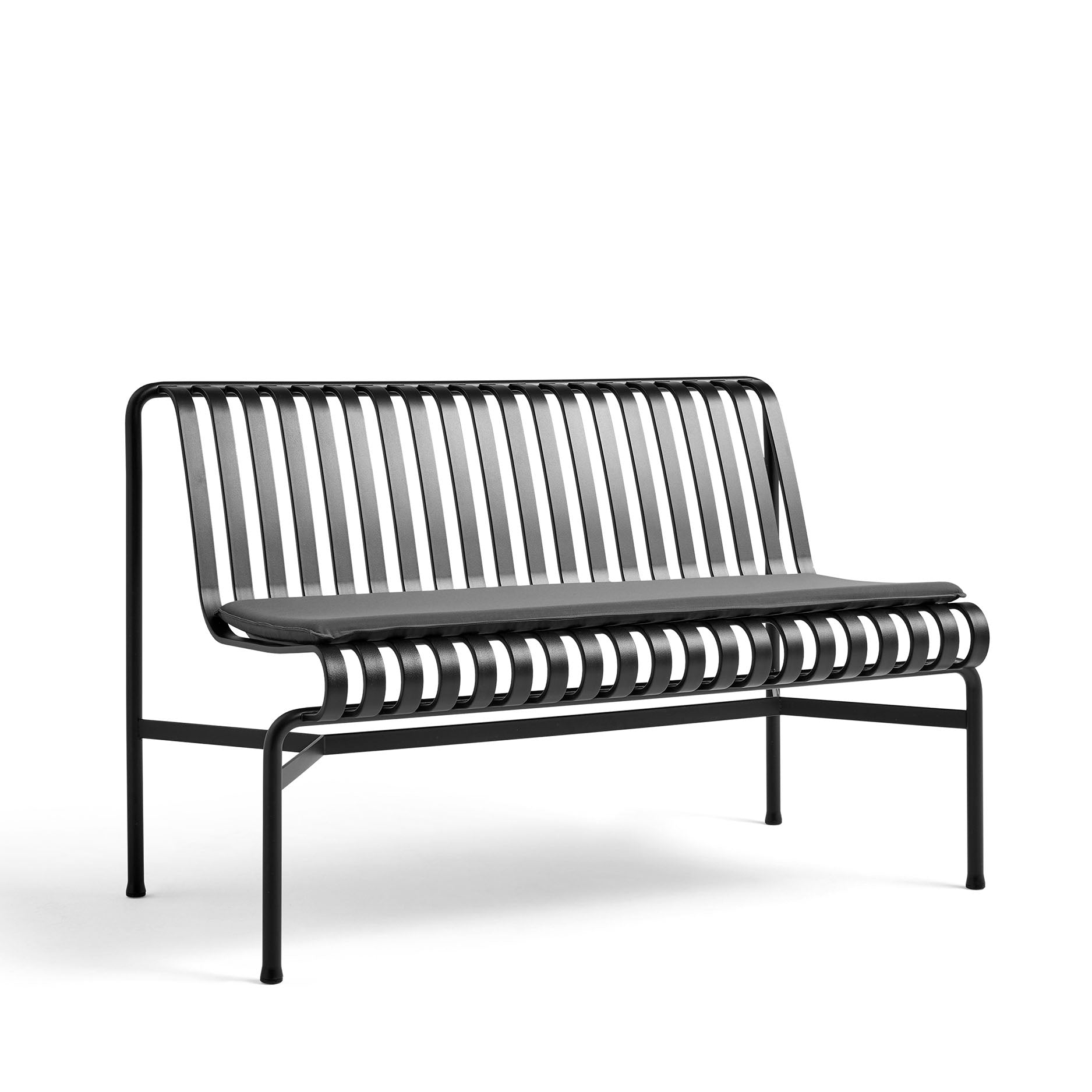 HAY Palissade Seat Cushion for Dining Bench Anthracite