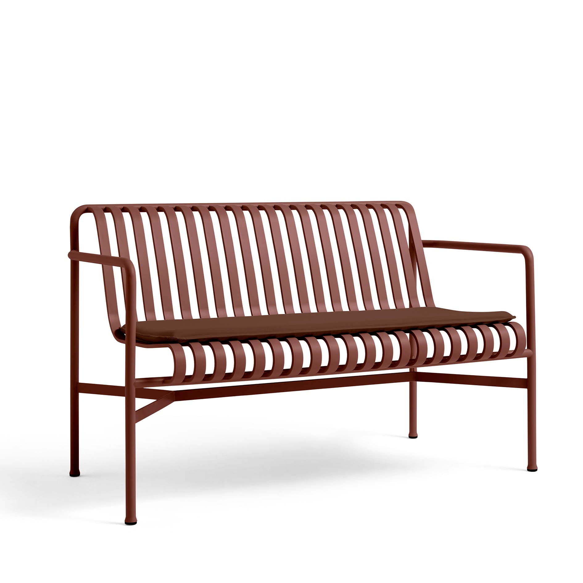 HAY Palissade Seat Cushion for Dining Bench Iron REd