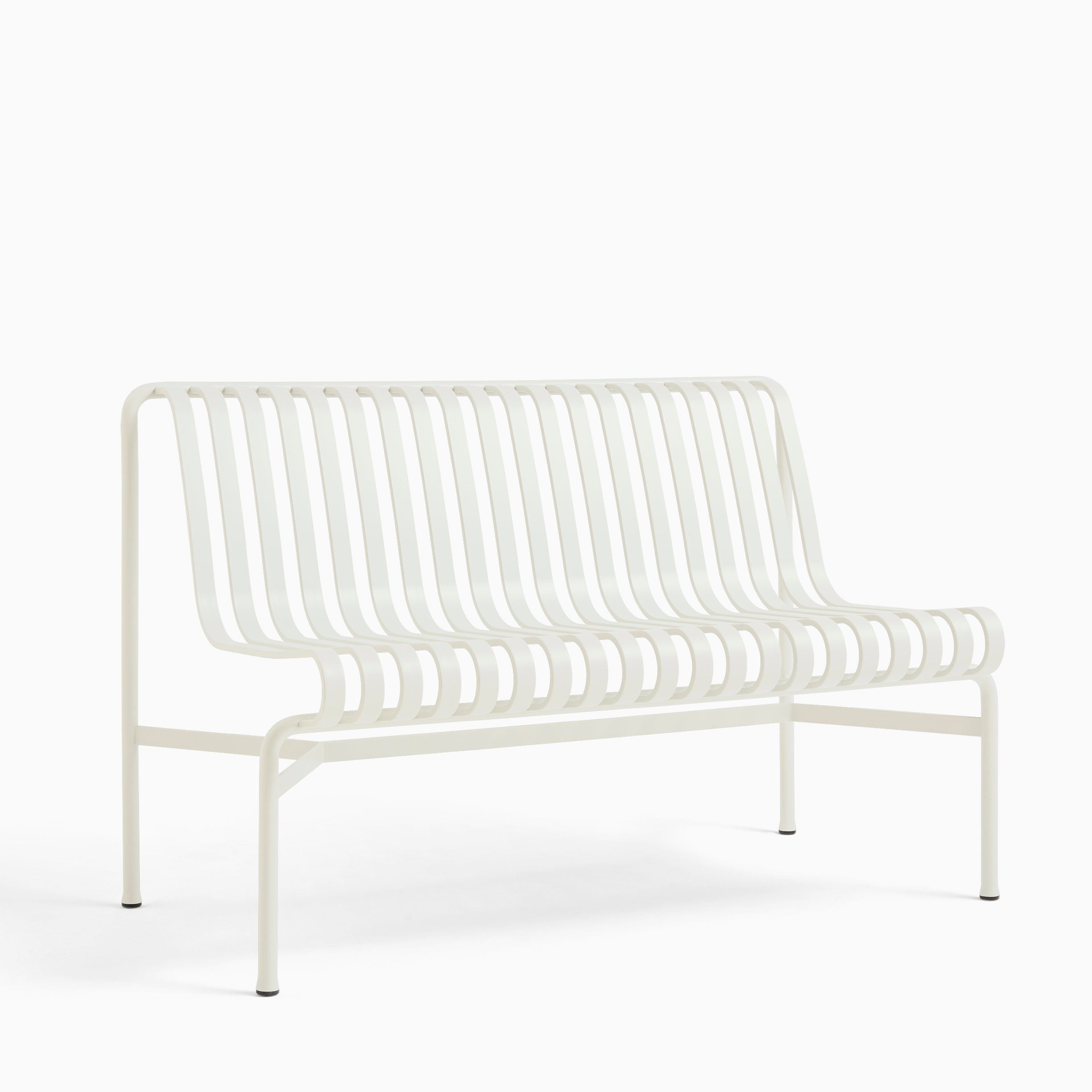 HAY Palissade Dining Bench wihtout Arms Cream White