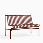 HAY Palissade Dining Bench wihtout Arms Iron Red