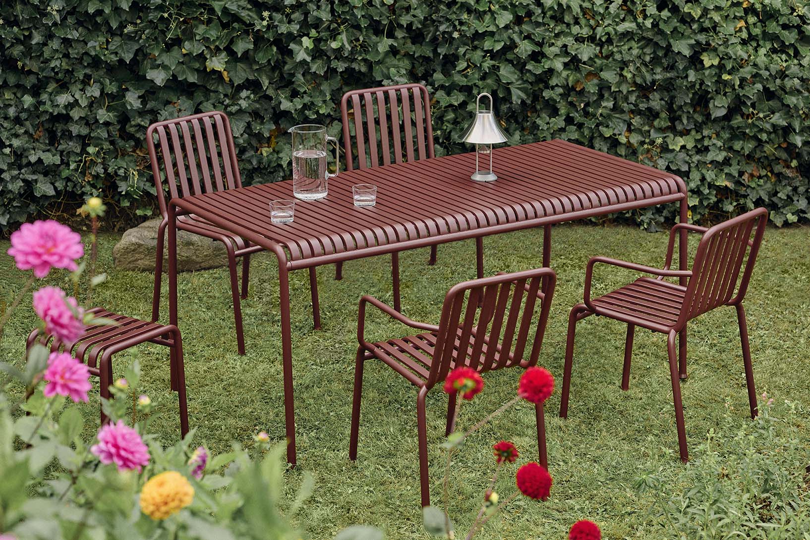 HAY Palissade Armchair Iron Red
