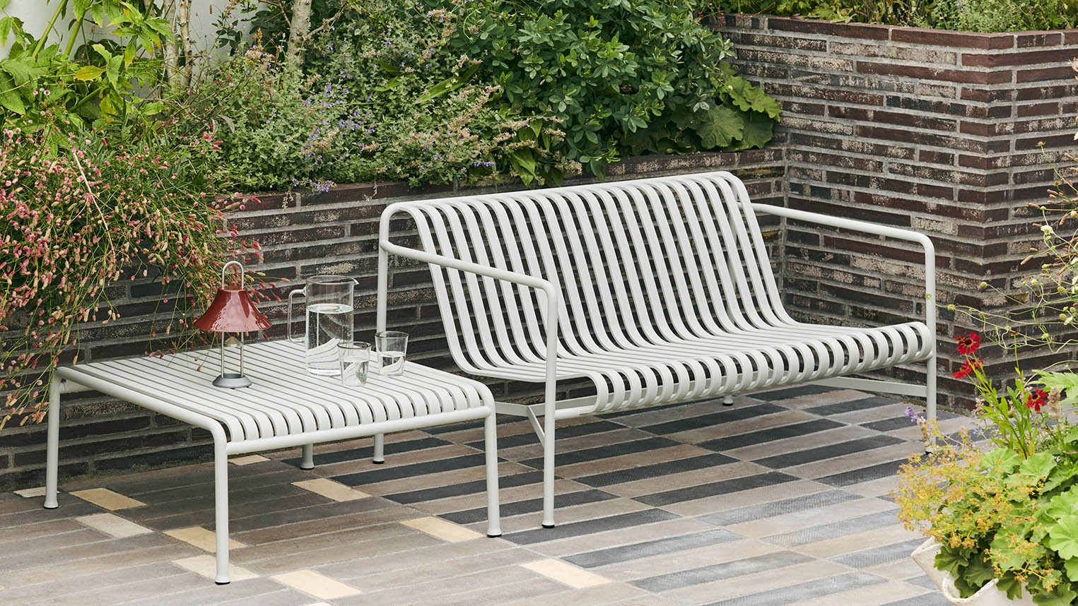 HAY Palissade Low Table Sky Grey