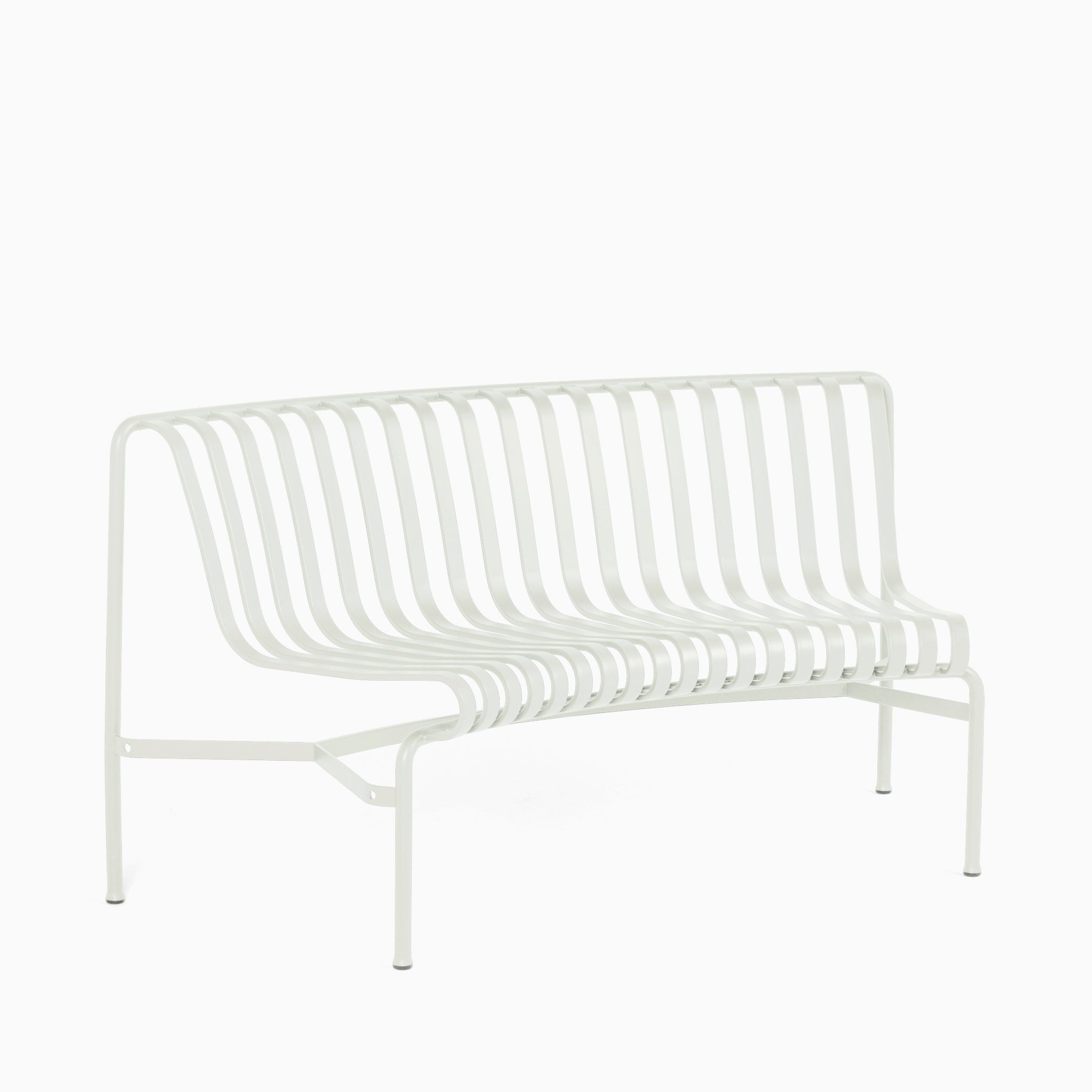 HAY Palissade Park Dining Bench In Cream White