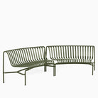 HAY Palissade Park Dining Bench In Olive