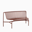 HAY Palissade Park Dining Bench In Iron Red