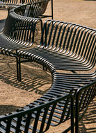 HAY Palissade Park Dining Bench Anthracite