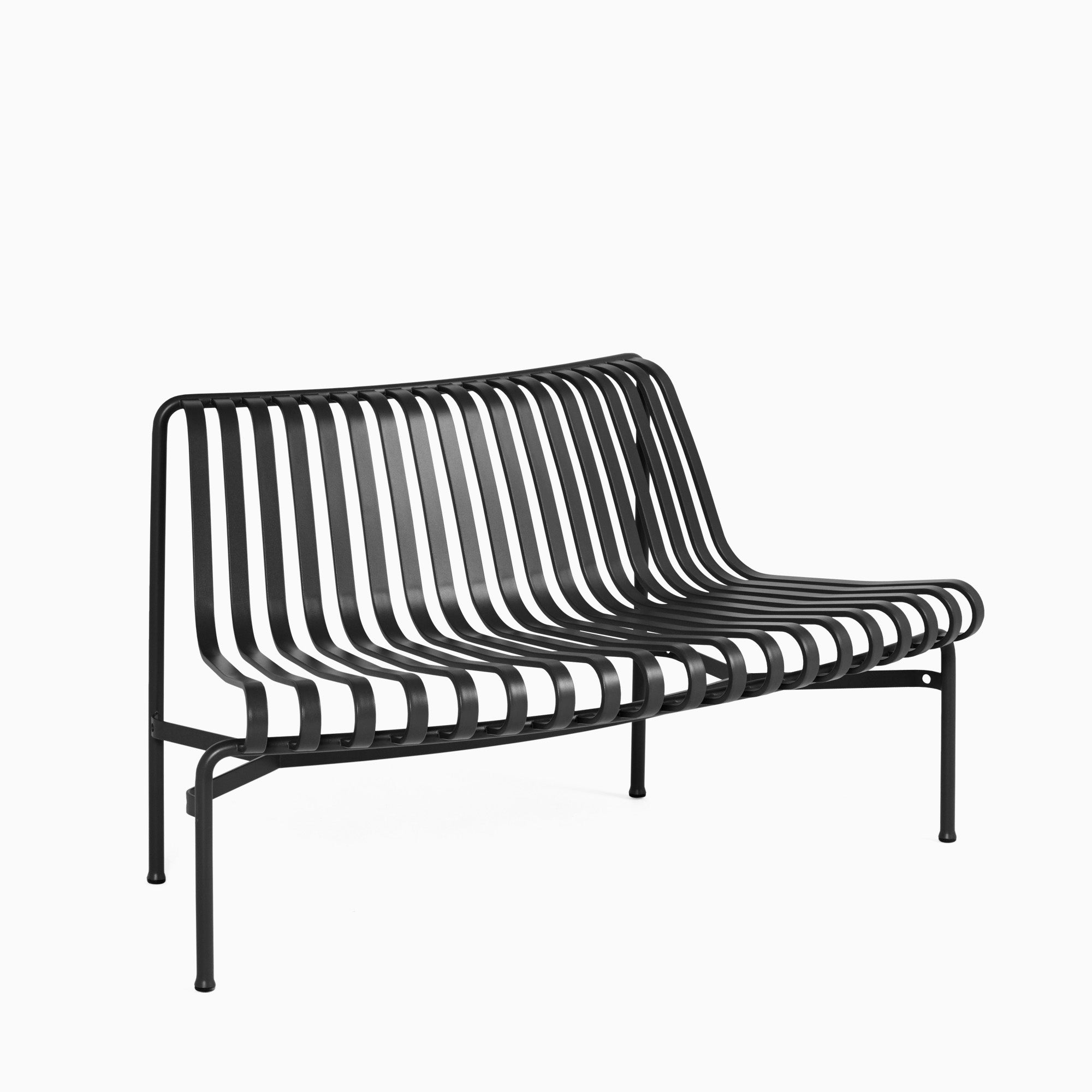 HAY Palissade Park Dining Bench Out Anthracite