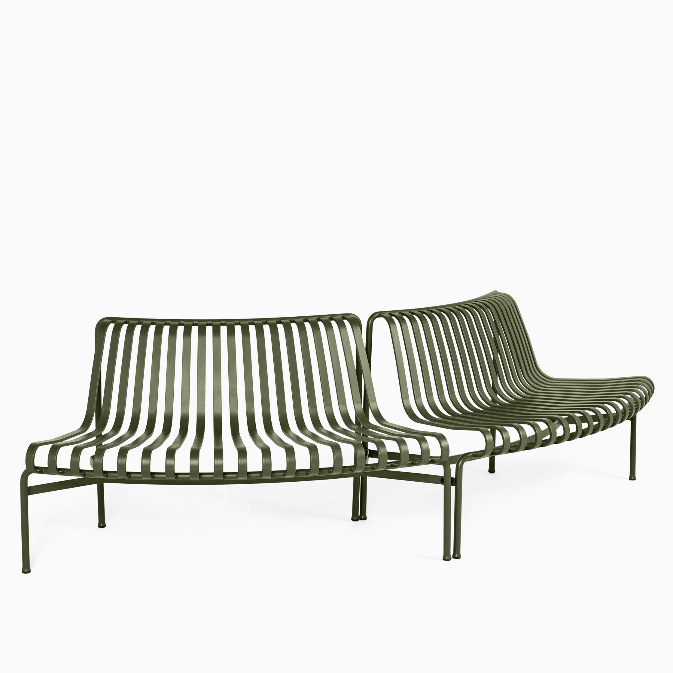 HAY Palissade Park Dining Bench Out Olive