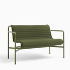 HAY Palissade Seat Cushion for Dining Bench - Quilted Olive