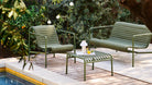 HAY Palissade Seat Cushion for Dining Bench - Quilted Olive