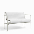HAY Palissade Seat Cushion for Dining Bench - Quilted Sky Grey