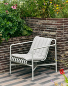 HAY Palissade Seat Cushion for Lounge Armchair Low - Soft Quilted Sky Grey