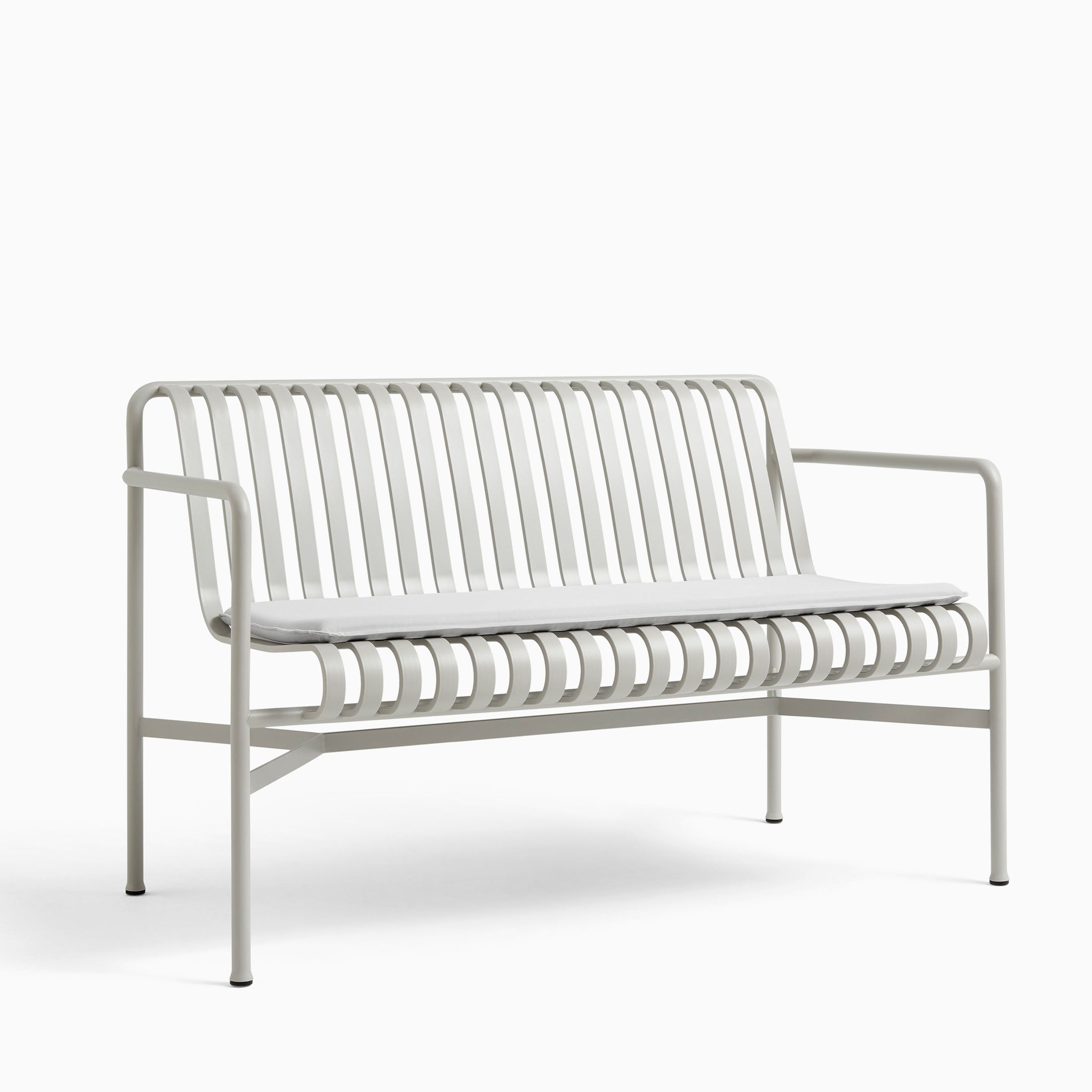 HAY Palissade Seat Cushion for Dining Bench Sky Grey