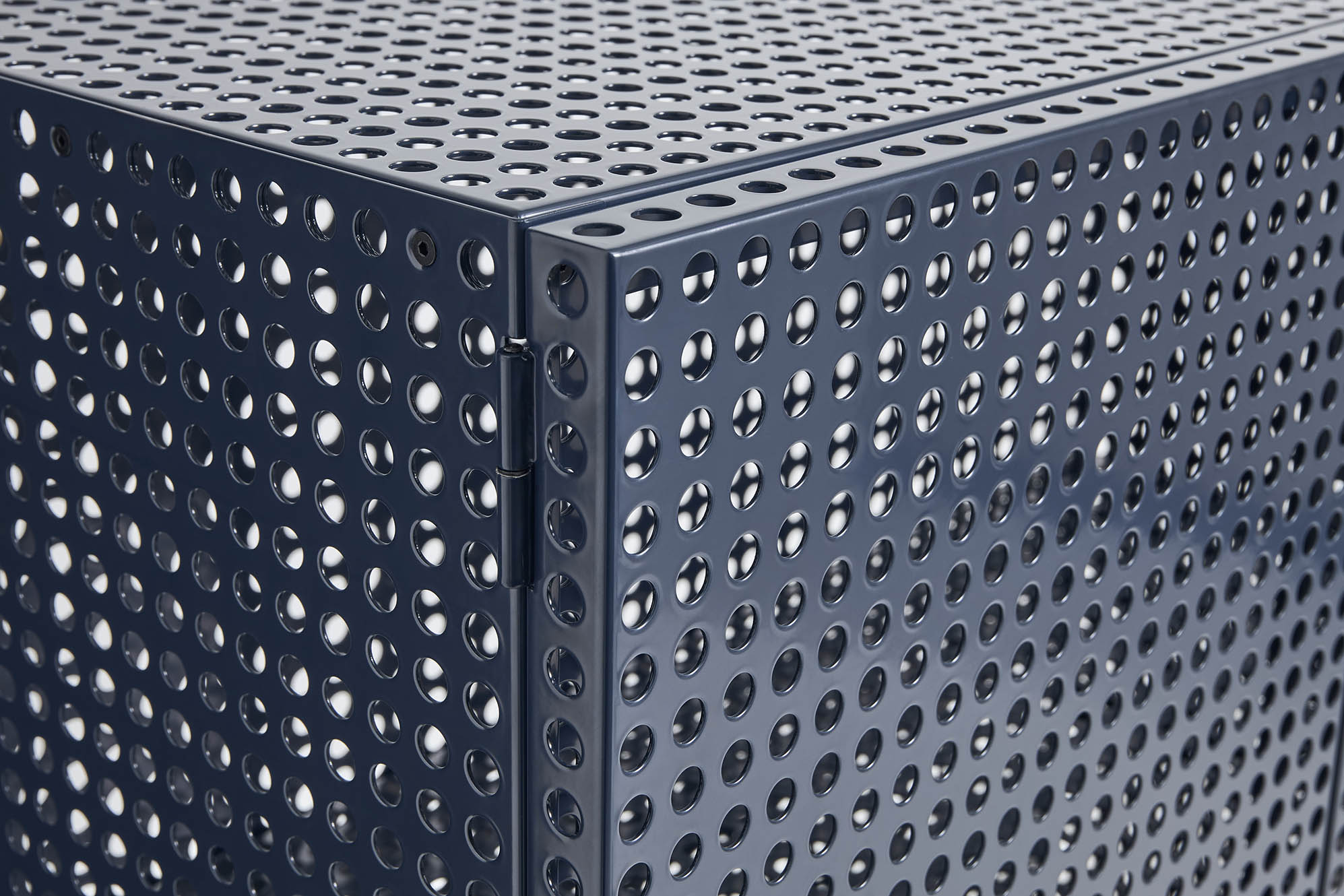 HAY Perforated Cabinet Floor - Medium Steel Blue