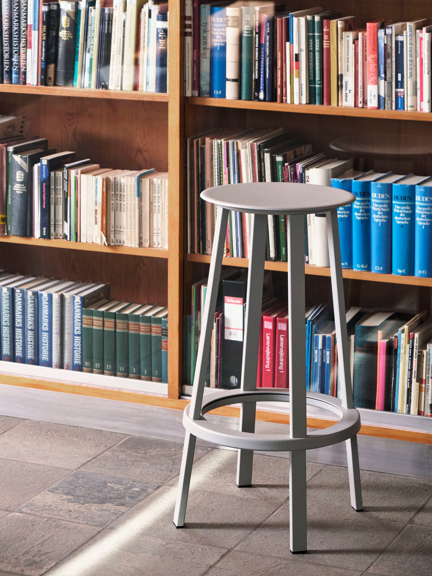 HAY Revolver Bar Stool High Sky Grey