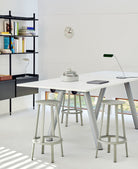 HAY Revolver Bar Stool High Sky Grey
