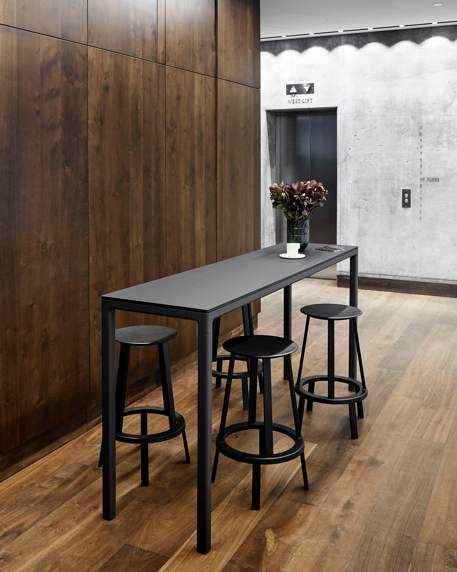 HAY Revolver Bar Stool Low Black