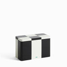 HAY Tin Container Medium Black Off-White