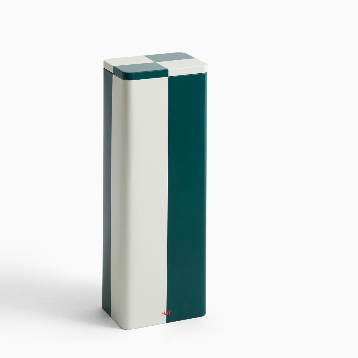 HAY Tin Container Slim - Green & Off-white – Arrival Hall