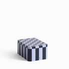HAY Tin Container Small - Dark Blue & Lavender