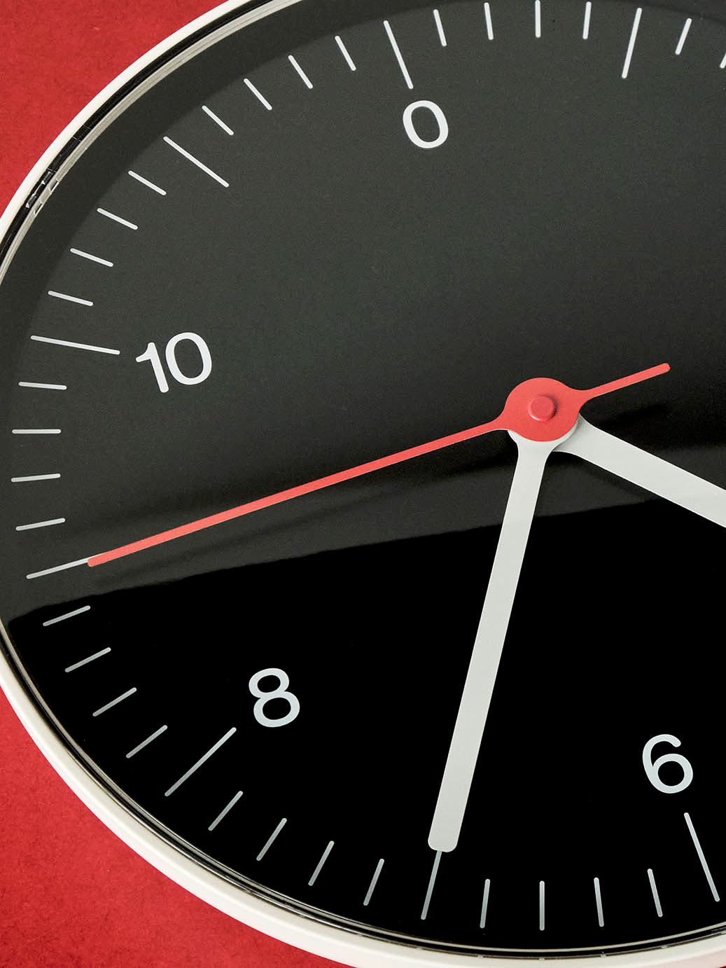 HAY Wall Clock Black