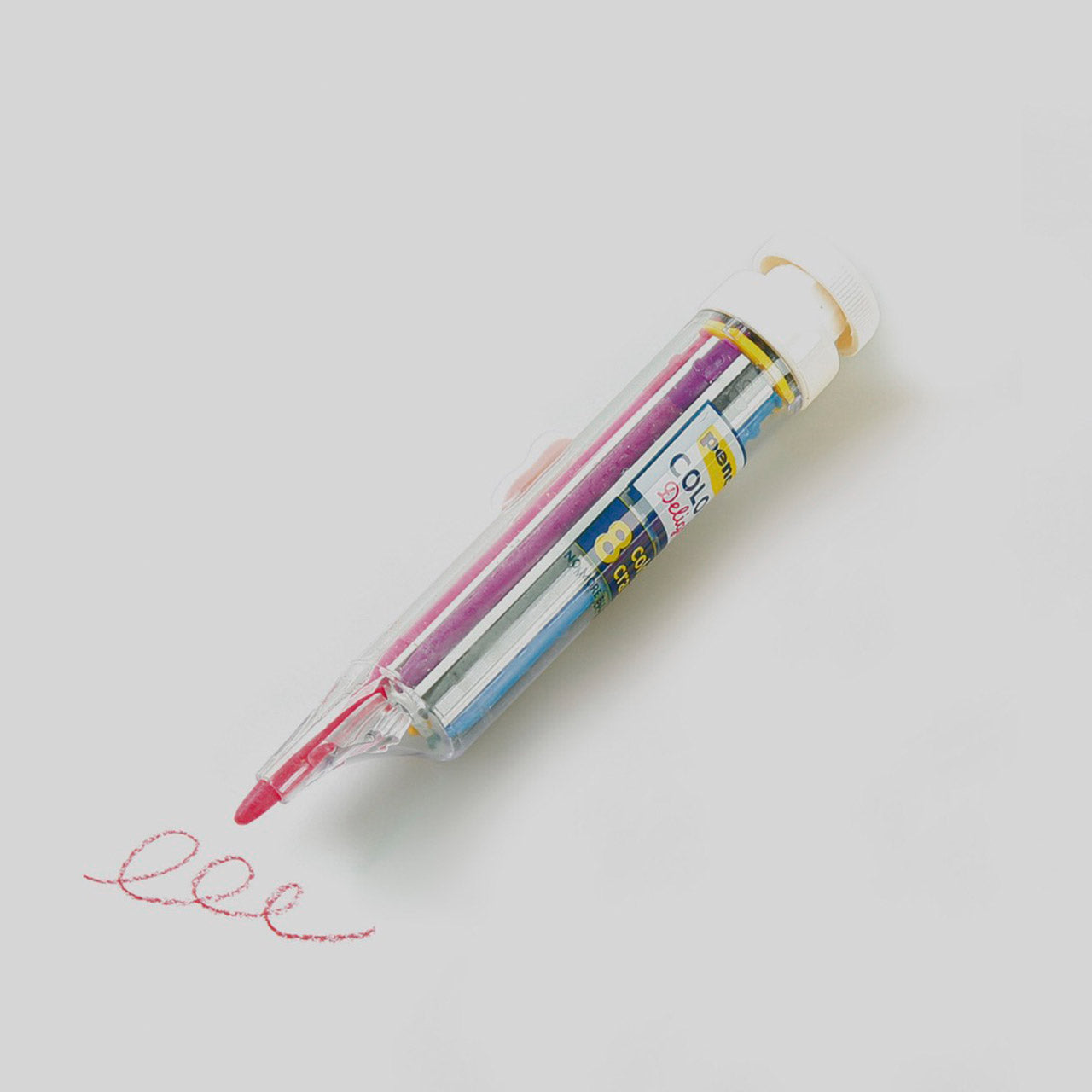 Penco 8 Colour Crayon Pen Durable Resin Body