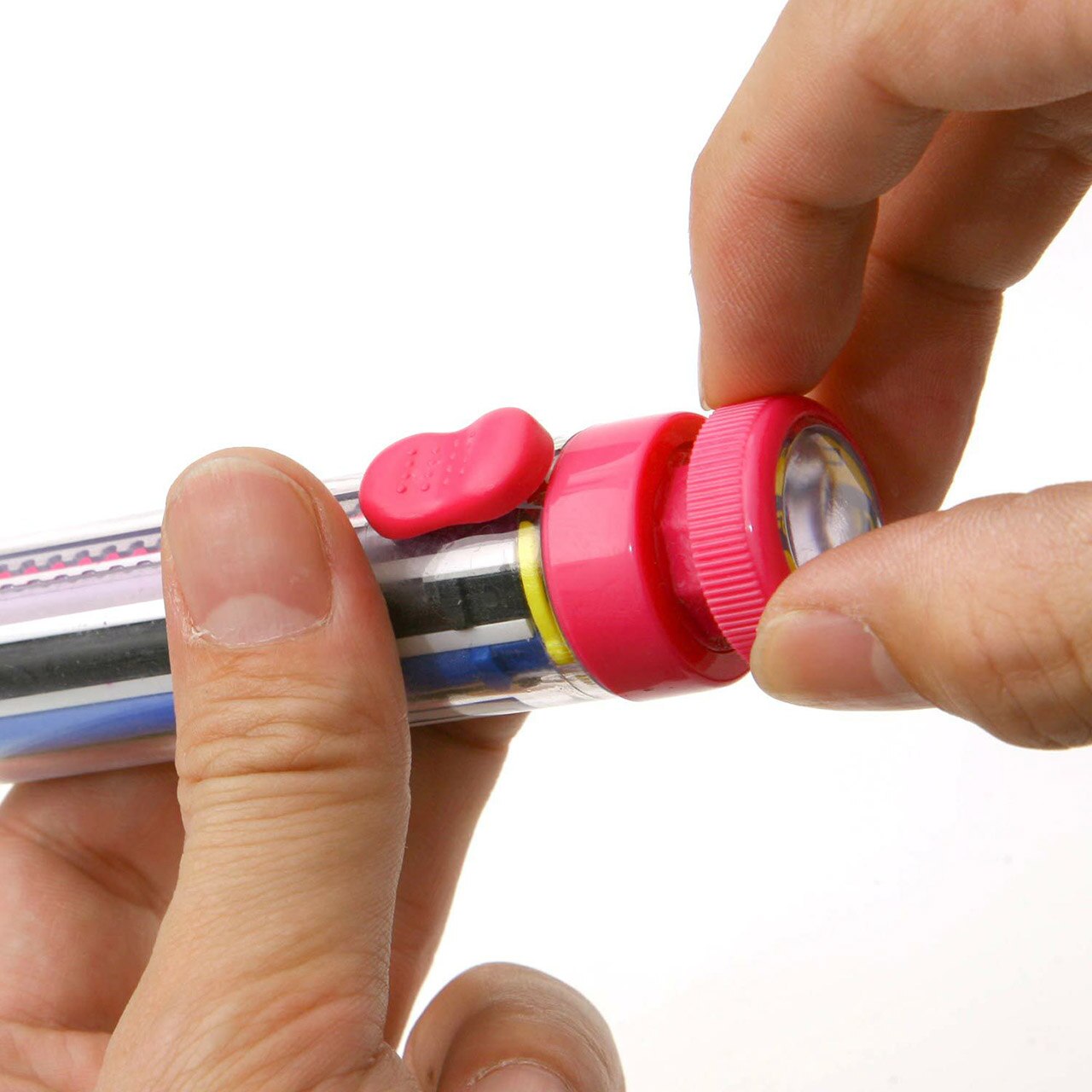 Penco 8 Colour Crayon Pen Durable Resin Body