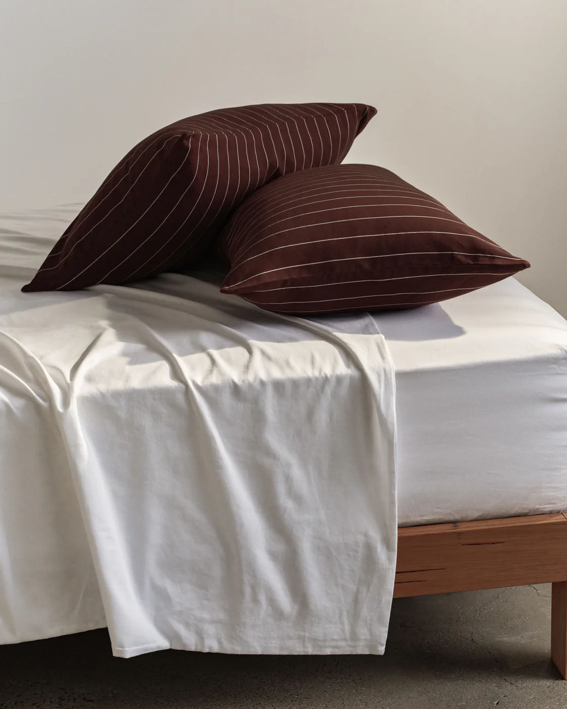 Hommey Pillowcase Pair - Mahogany