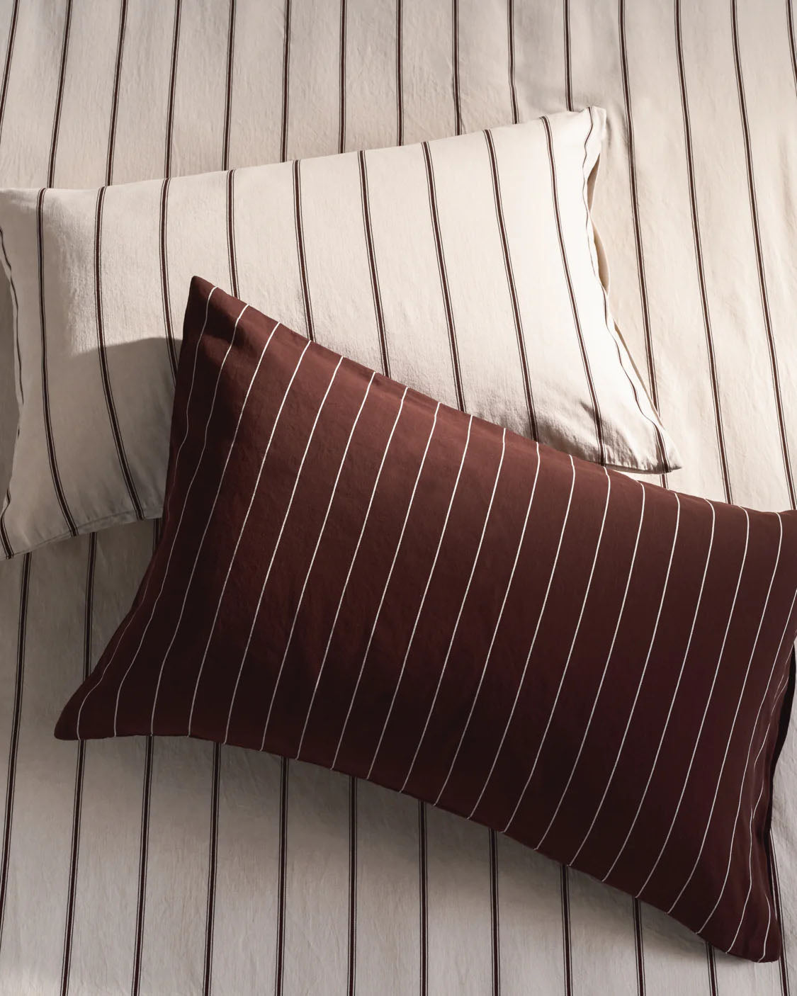 Hommey Pillowcase Pair - Mahogany