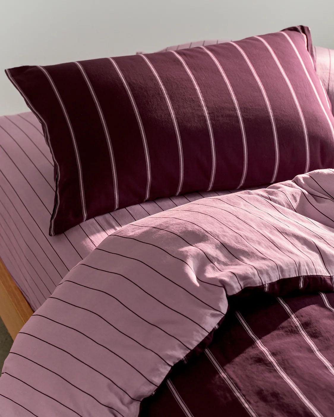 Hommey Pillowcase Pair - Mulberry