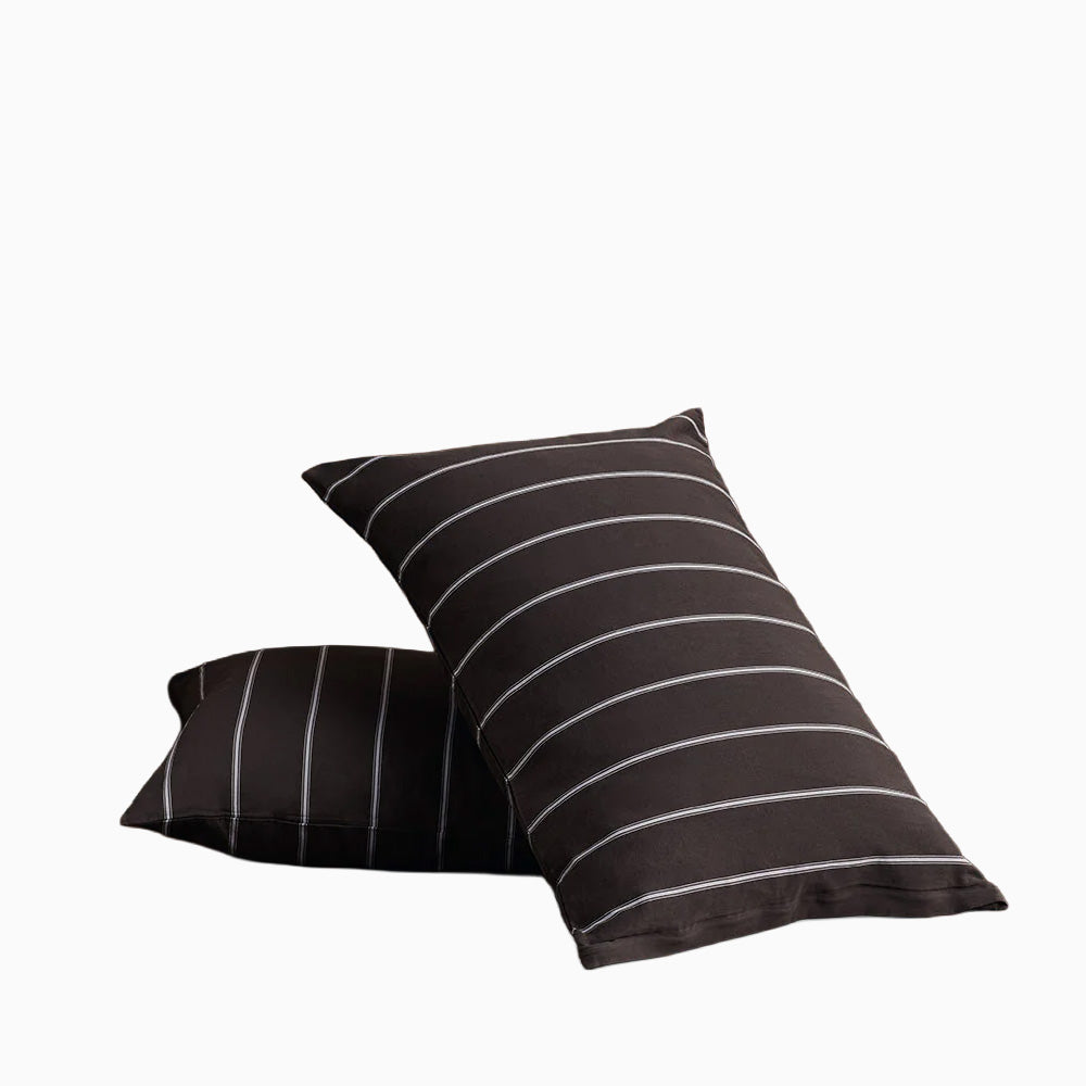 Hommey Pillowcase Pair Chocolate
