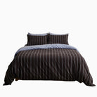 Hommey Quilt Cover - Chocolate / Mist