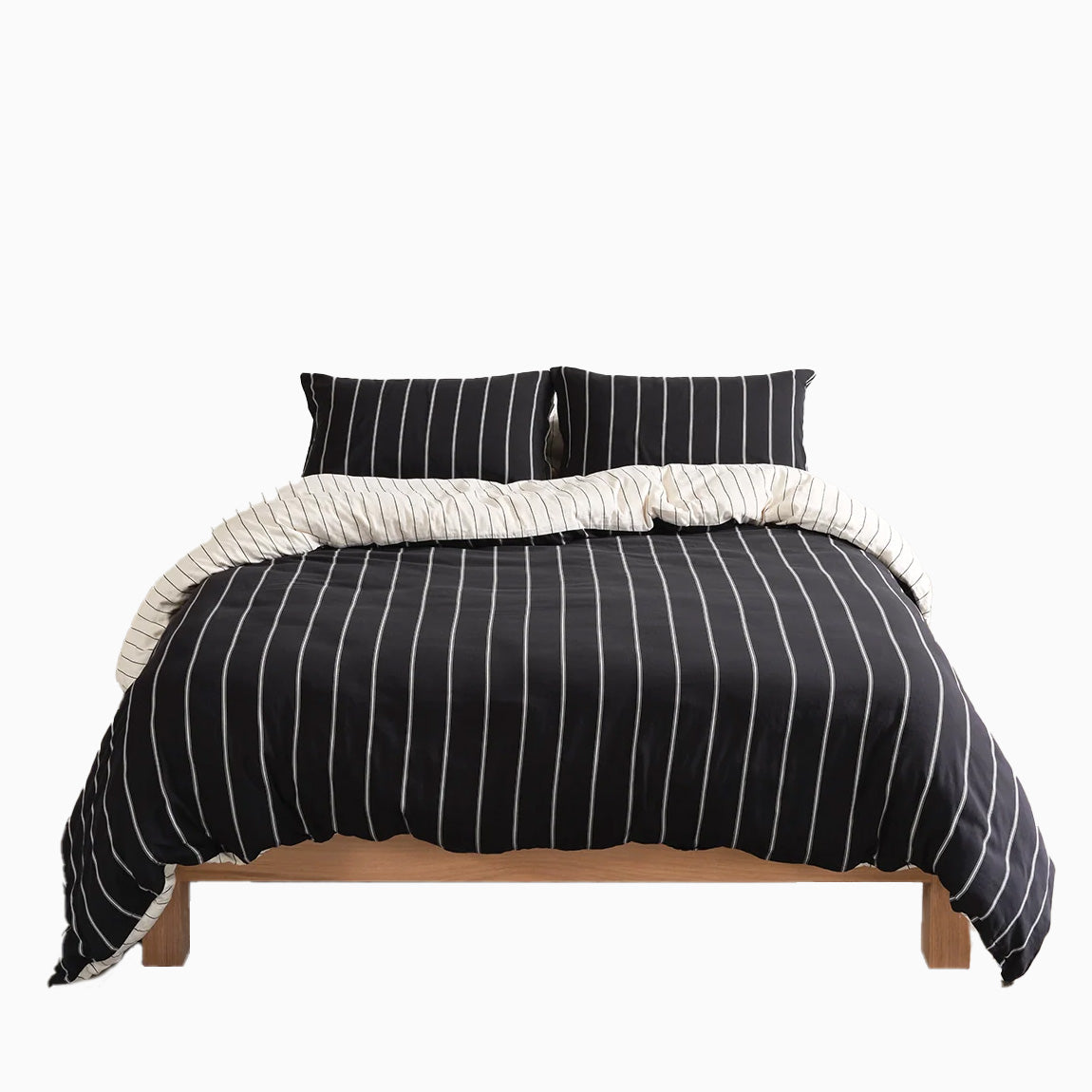 Hommey Quilt Cover - Ink/Snow