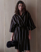 Hommey Ramie Robe Chocolate
