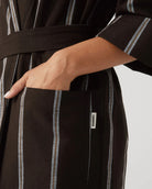 Hommey Ramie Robe Chocolate