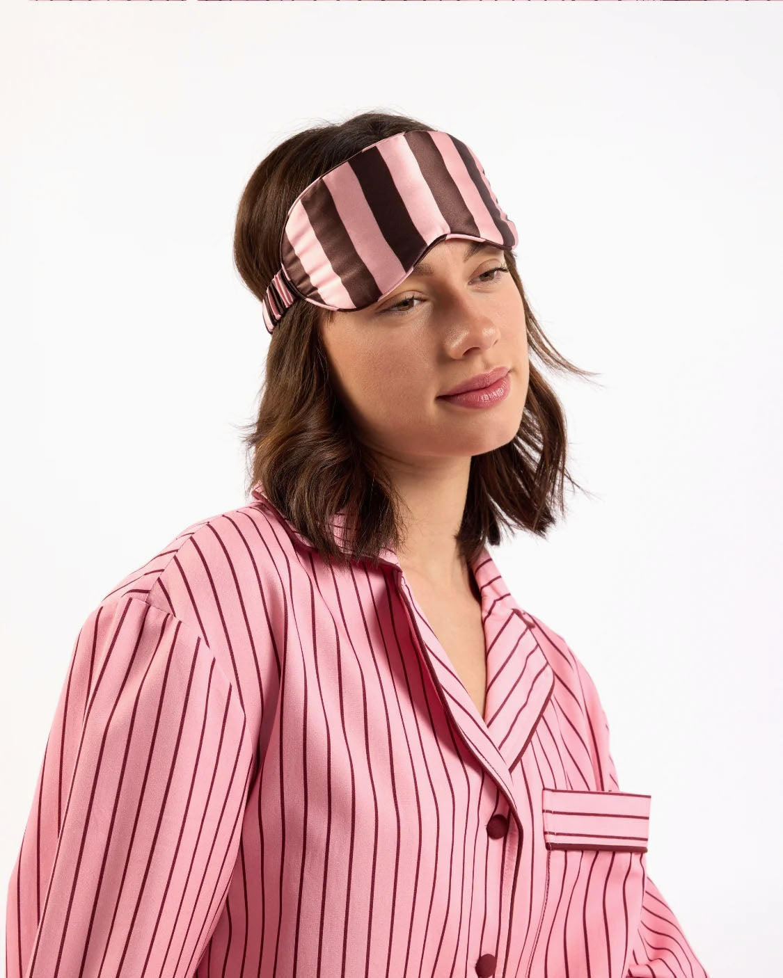 Hommey Silk Eyemask - Rocky Road Stripes